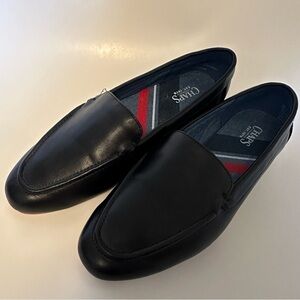 Chaps Womans Black Slip-On Flat Loafers Shoes Size 7 M Casual Comfy Almond Toe